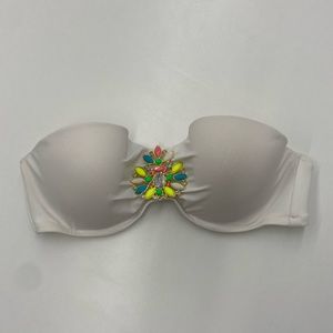 Victoria’s Secret White Bikini Top - Size 36C